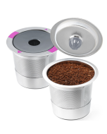 For Keurig Coffee Maker Reusable Filter Cup Stainless Steel Single Hole K Cup