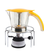 Mini Gas Burner with Ceramic Flame Head Coffee Heater Maker Coffee Stove Siphon Pot