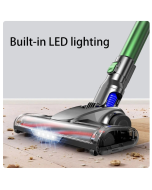 Cordless Handheld Vacuum Cleaner 16kPa Suction Collapsible Catheter Replaceable Battery LED Lighting Pet Hair Wireless Cleaner
