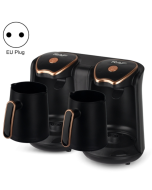 RAF R.109 Household Heating Coffee Pot Portable Office Coffee Tea Maker, EU Plug(Black Gold)