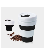 Portable Travel Coffee Mug Collapsible Silicone Coffee Mug Outdoor Travel Coffee Mug