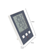 CX-201A LCD Digital Weather Station Thermometer Hygrometer Indoor Outdoor Temperature Humidity Meter with Temperature Sensor