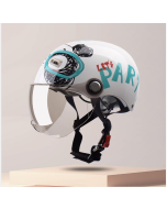 youpin Yema Summer Lightweight 3C Certified Children's Helmet One Size (Long Lens + Short Coffee Lens)