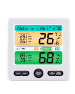 Indoor Color Digital Display Thermometer & Hygrometer Household Large-Screen Electronic Clock