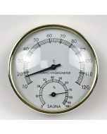 Stainless Steel Steam Room Bath Sauna Indoor Thermometer Hygrometer