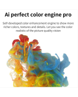 Foqucy GX100 800x480 1800 Lumens LED Smart HD Projector, Wifi Edition, Australian Standard (White)