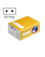 T300 25ANSI LED Portable Home Multimedia Gaming Projector yellow