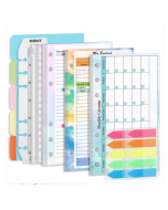 6-hole A6 budget notebook flipbook refills handbook inserts notepad inserts