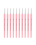 10 PCS 00000 WeiZhuang Hook Line Pen Painting Hand-painted Watercolor Wolf Mint Hook Line Pen Painting Stroke Thin Line Brush