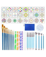 53 PCS Mandala Drawing Tool With Storage Bag