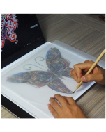 3.5W 5V LED USB Three Level of Brightness Dimmable A4 Acrylic Scale Copy Boards Anime Sketch Drawing Sketchpad with USB Cable 1.5m