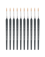 10 PCS 6 WeiZhuang Hook Line Pen Painting Hand-painted Watercolor Wolf Mint Hook Line Pen Painting Stroke Thin Line Brush