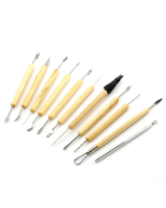 11 in 1 Wooden DIY Clay Cutter Pottery Clay Sculpture Utility Knife Set