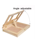 Desktop Drawer Folding Sketching Easel in Pine (Original Wood Color)