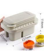 Art Oil Painting Student Multi-Purpose Brush Washers 3-in-1 Brush Washer with Color Palette Inside Brush Holder (Hand Drawing)