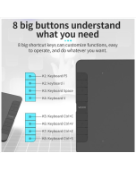 Ekker VK1060 Digital Drawing Tablet with Cell Phone Connection