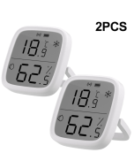 2Pcs SONOFF SNZB-02D LCD Smart Temperature Humidity Sensor APP Real-time Monitoring Work with ZB Bridge-P/ ZB Dongle/ NS Pane