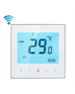 BHT-1000-GA-WIFI 3A Water Heating Touch Screen LCD Screen Thermostat WiFi Control with Time Display (Color: White)