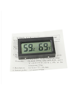 Mini Thermo-Hygrometer (Black)