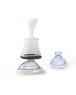 Home Portable Breathing Trainer Choking First Aid Mask for Adults and Children (Black Model)