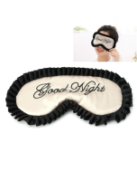 Comfortable Imitation Silk Satin Personalized Travel Sleep Mask Eye Cover