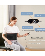 120 lamp beads three chips of red light + infrared physiotherapy belt warm uterus lumbar care physiotherapy belt Australian regulation