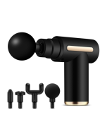 Fascia Gun Pocket Electric Shock Gun Muscle Massage Gun(Classic Mini Black)