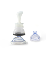 Home Portable Respiratory Trainer Choking Emergency Device First Aid Kit For Adult Children(Transparent Black)