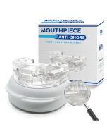 Dental Tray Adjustable Bite Sleep Aid Anti-Snoring Teeth Whitening Sports Braces(White)