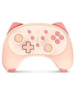 IINE Cat Controller for Nintendo Switch with 3.5mm Headset Jacked,Cute Wireless Pro Controller Kawaii Game Accessory
