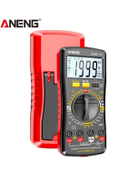 ANENG SZ08 Digital Multimeter Ultra-thin Storage Professional Multimetro Auto Voltmeter AC DC 220V Resistance Handhold Testers - Black