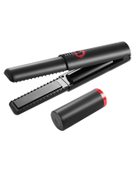 Rechargeable hair straightening curling iron dual-use non-injury hair anion household small curling iron