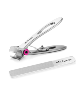 (Mr-1220plus) - Mr.Green Nail Clipper, Ultra Wide Jaw Opening Toenail Clippers for Thick Nails Heavy Duty Stainless Steel Fingernail Clippers for Seniors