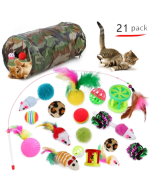 Pet Cat Toy Set Funny Cat Stick Plush Mouse Combination Toy