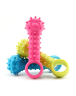 Tubular bone glasses dog toy (color shipped randomly)