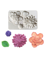 Large flower chocolate fondant cake silicone mold