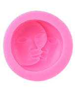 DIY chocolate cake pudding decoration tool human face silicone model baking mold