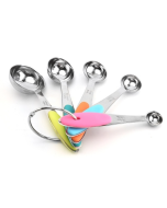 Five-in-one stainless steel measuring spoon set baking kitchen gadgets