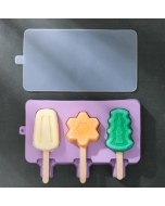 Homemade children's cute silicone cartoon popsicle ice cream mold