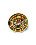 12-in-1 stainless steel cookie cutter set fondant cookie mold round cake baking mold, specifications: color cake mold