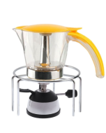 Mini Burner with Ceramic Flame Head Coffee Warmer Coffee Stove Siphon Kettle