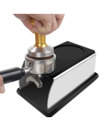 Stainless Steel Silicone Coffee Drop Proof Holder Barista Tool Powder Press Pad Powder Hammer Pad