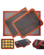 Hollow non-stick high temperature baking mat breathable fiberglass baking mat