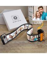 Custom Colorful Camera Roll Keychain Romantic Personalized Gifts