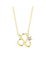 Zodiac Pattern Pendant Choker Necklace with Twelve Constellations Embedded with Diamonds