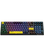 ONIKUMA G38 98 Keys Mechanical Gaming Keyboard Hot Swappable Brown/Blue Switch RGB USB Type-C Wired Gaming Keyboard for PC Computer Office - Black Brown Switch
