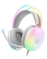 ONIKUMA X25 Gaming Headset USB 3.5mm Wired Headphone RGB Colorful Light 50mm Driver Unit 3D Stereo HD Flexible Microphone Wired Headphones