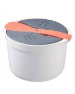 Kitchenware Microwave Oven Utensils Rrice Cooker Heating Steamer Pot Steamed Rice Box