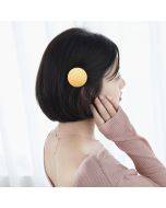 Metal buckle hair clip, smiling face hair styling tool