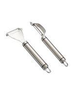 Stainless steel peeler, fruit knife, planer, multifunctional kitchen scraper, potato peeler